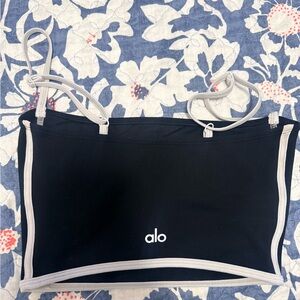 ALO Yoga Black and White Sports Bra
